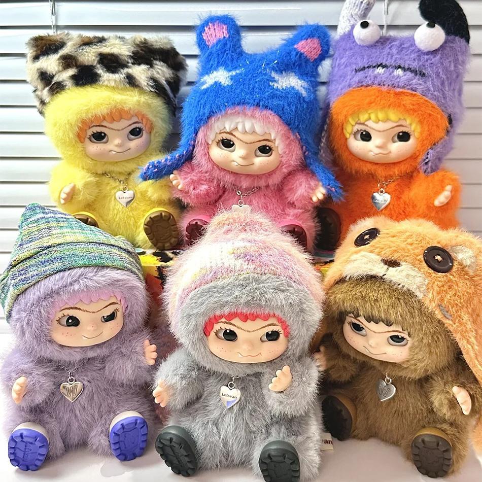 Wakuku пухнастий модний веселий подарунковий набір мила фігурка Wakuku коробка-сюрприз мила лялька підвіска лялька сумка-сюрприз подарункова іграшка