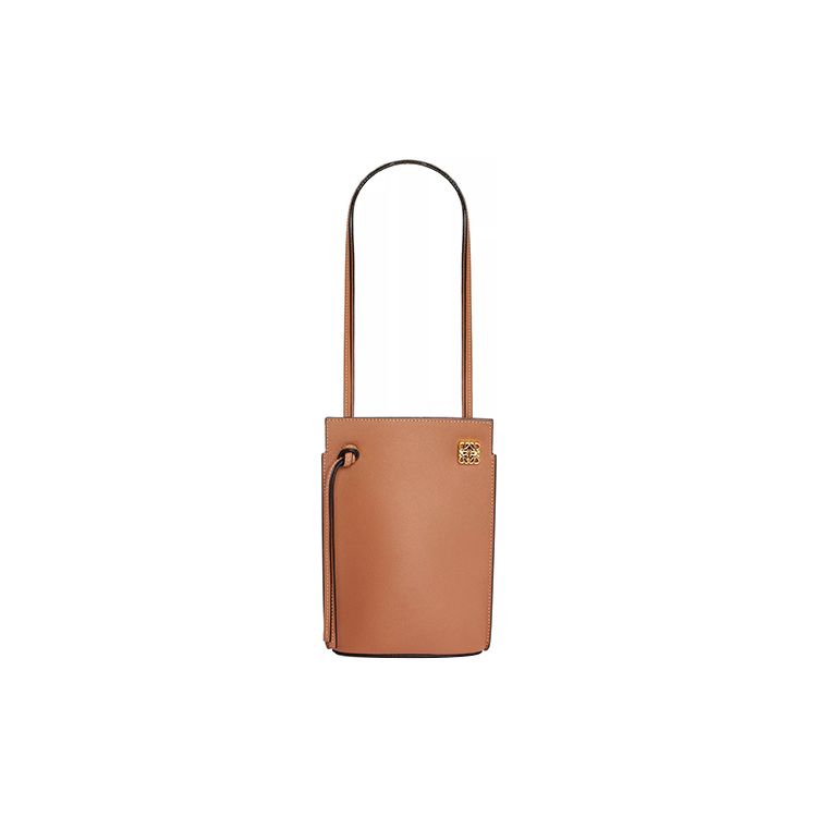 Loewe Classic Solid Color Embossed Letter Puzzle Leather Tote Shoulder Crossbody Bag Women Bags Brown C630R12X01-2530