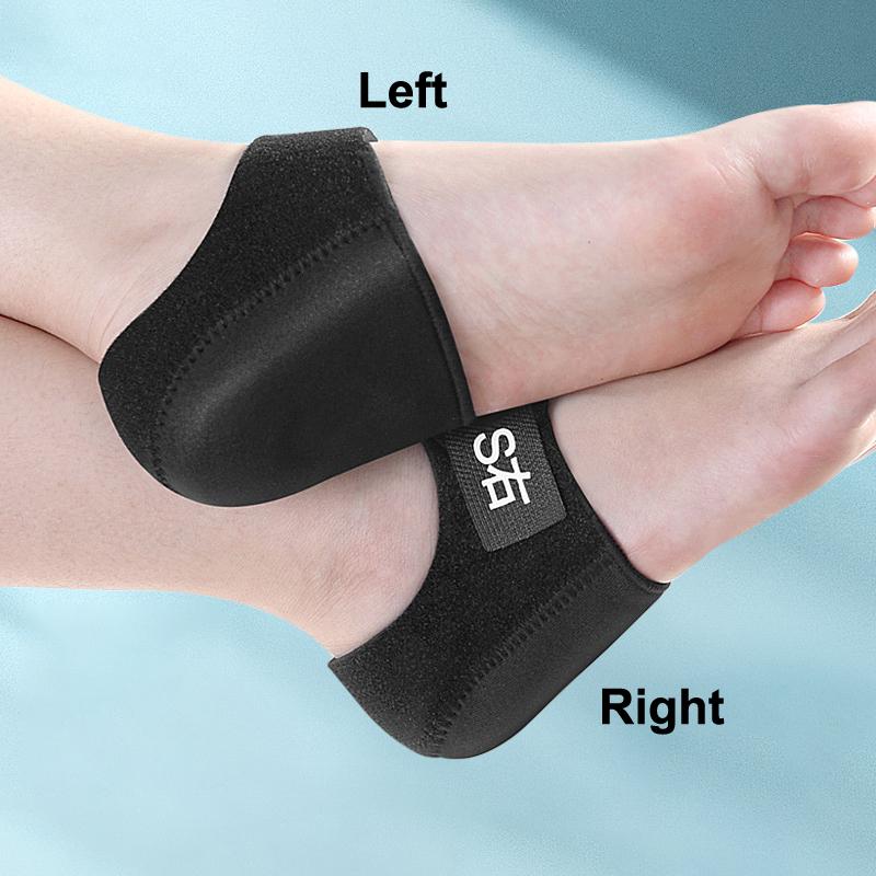 Plantarfasziitis Silikon Fersenschutz Stoßdämpfende Einlegesohle für Schuhe Halbe Größe Sockenärmel Stoßdämpfende Einlegesohle