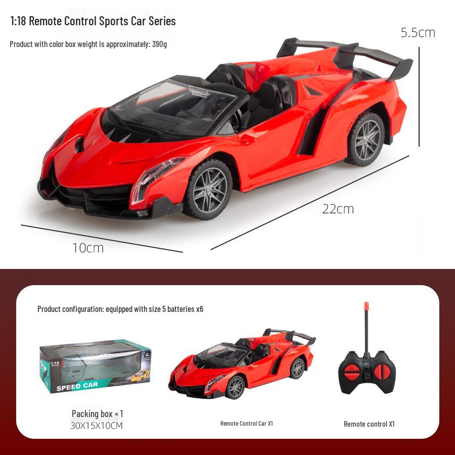 High-Speed Wireless Remote Control Drifting Car - Electric Racing Toy for Kids