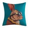 45x45cm Personalized Cartoon Animal Printed Sofa Cushion Cover Home Living Room Throw Pillowcase Decoration