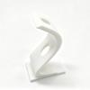 Modern Matte Spiral Flower Vase Unique Abstract Geometric Design For Tabletop Home Office Bedroom Decor