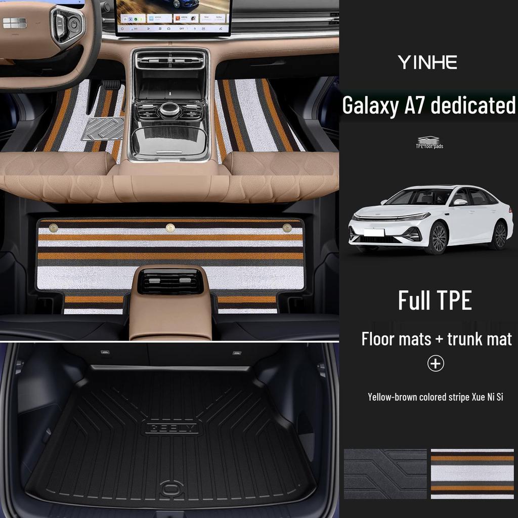 Geely Galaxy A7 Full Coverage TPE Floor Mats - Car Interior Accessories