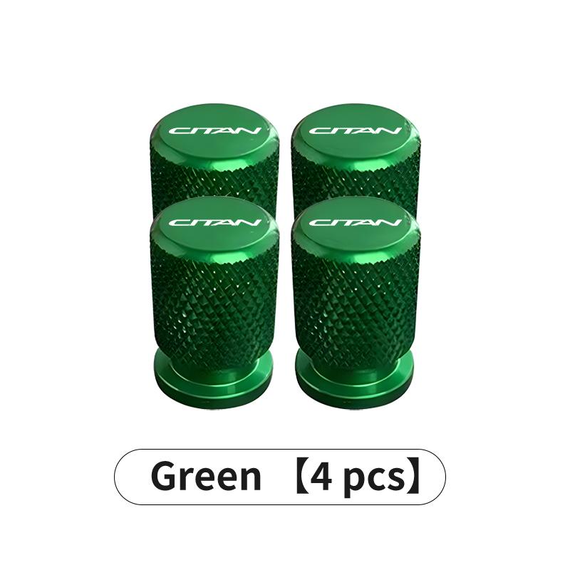 FFYE5 4PCS Car Tire Valve Caps Cover Aluminum Tire Wheel Stem Cap For Mercedes Benz W124 W203 W204 CITAN R CLASS SPRINTER V CLASS