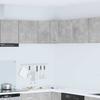 Wall Cabinet Concrete Grey and White 57 X 57 X 40 Cm Engineered Wood