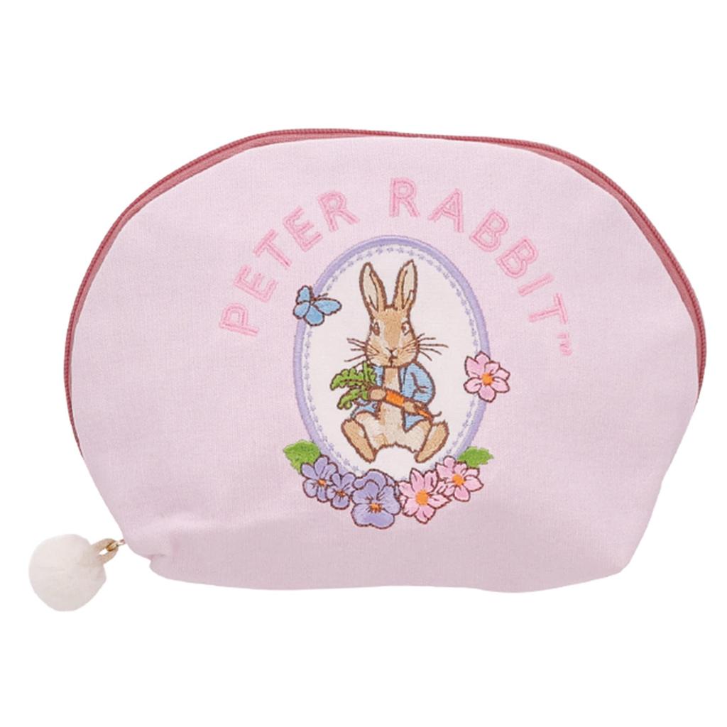 Marushin Peter Rabbit Simple Flower Character 5705002300 Pouch, Pink, Design, Mother's Day, Birthday, Gift,