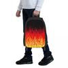 Red Hot Rod Flame On Edge Black Background Student Backpack School Bag Hiking Travel Daypack for Men Women Bookbag Shoulder Bags
