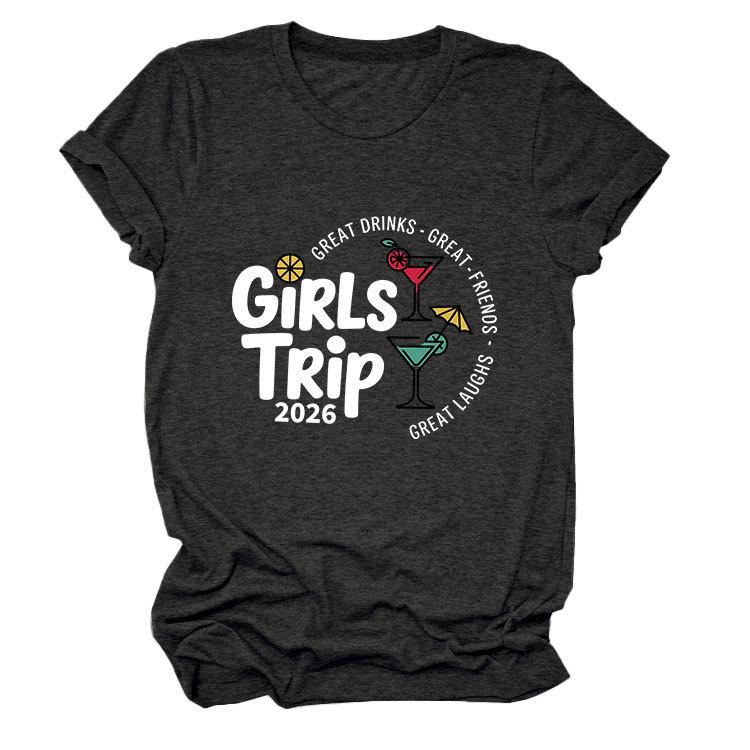 Camiseta Feminina Versátil Confortável com Gola Redonda e Manga Curta