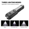 1PC Outdoor Multifunctional Strong Light Zoom Flashlight Portable Home Mini USB Rechargeable Flashlight