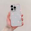 Pink Love Heart TPU Transparent Pink Phone Case For iPhone 17 16 15 Pro Max 14 13 12 11 Pro 14 15 Plus Shockproof Soft Cover
