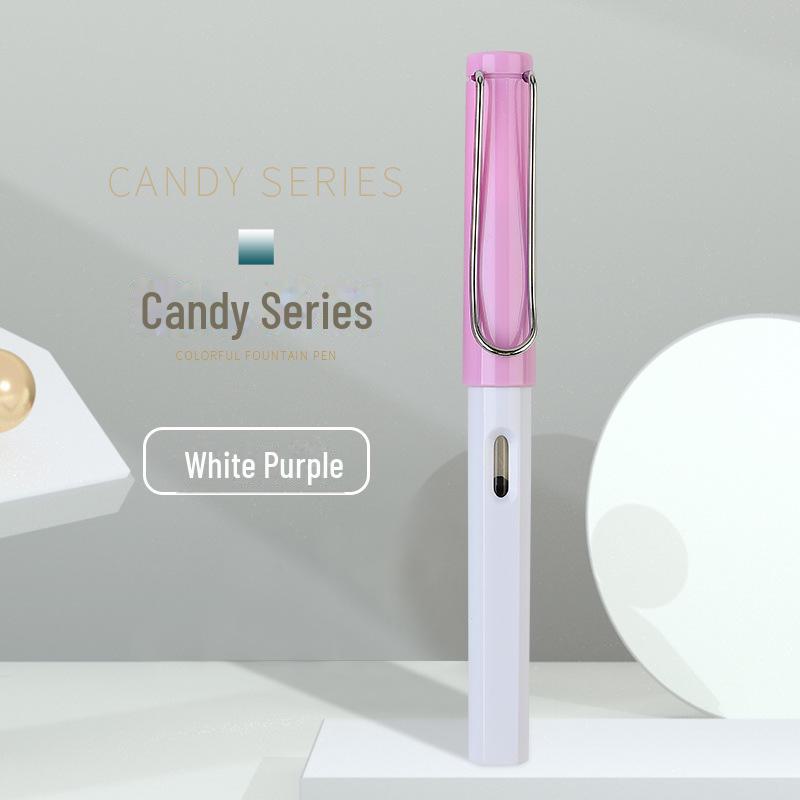 „Farbenfroher Schülerfüller mit auswechselbarer Tintenkapsel für Kalligrafie und richtige Schreibhaltung“