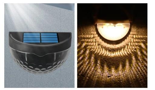 2 Sztuki Lampa Solarna Kinkiet Ścienna Elewacyjna Ogrodu Lampka Led