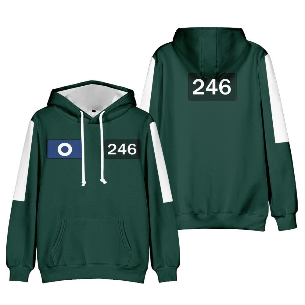 Squid Game Season 3 Men Women Hoodies Autumn Casual Pullover Hoodie Fashion Hip Hop Sweatshirt Clothes XS