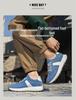 Men's White Breathable Thick-Soled Platform Sneakers - Discreet 8cm Height Boost Casual Dad Shoes
