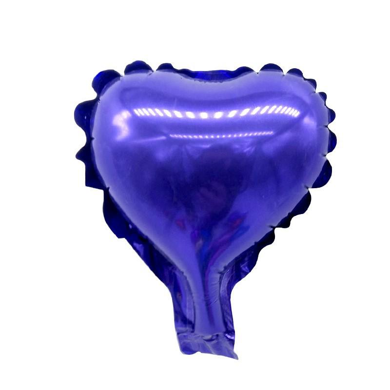 5-Inch Heart & Star Foil Balloons for Birthday Party or Wedding Decorations