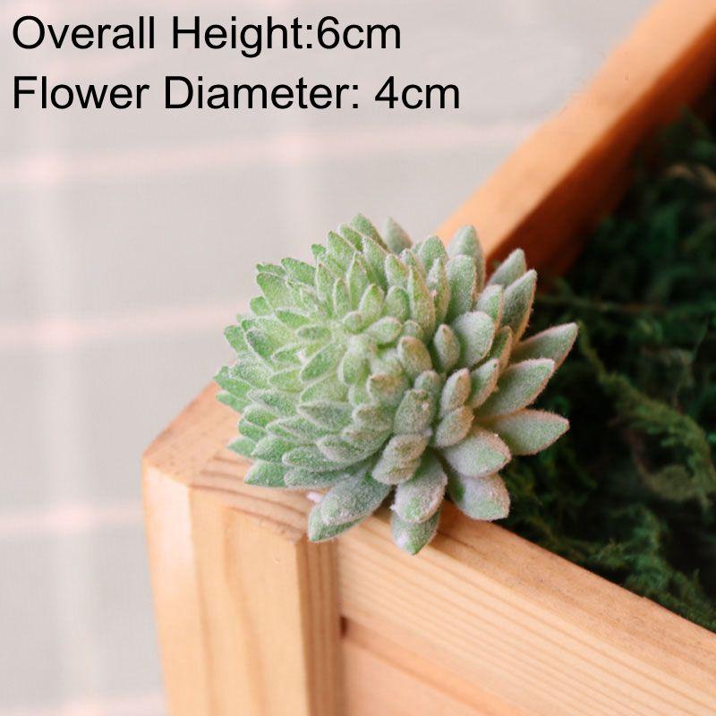 Konstgjorda Suckulenter Växter Vit Rosa Grön Plast Falska Växter Landskap Bonsai plantas artificiales Hem Trädgård Dekoration