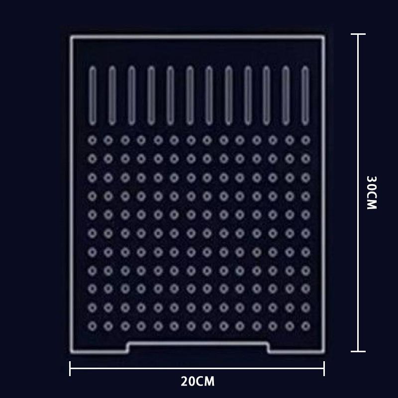 Fish Tank Isolation Board Microporous Transparent Acrylic Fry Partition Aquarium Grid Portable Divider Separation Tank Supplies
