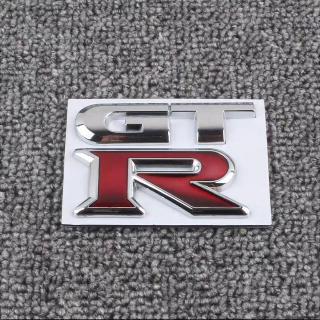 1pc 3D Metal GTR logo Badge Sticker Car Rear Trunk Emblem Decal Nine Colors are Available for Selection