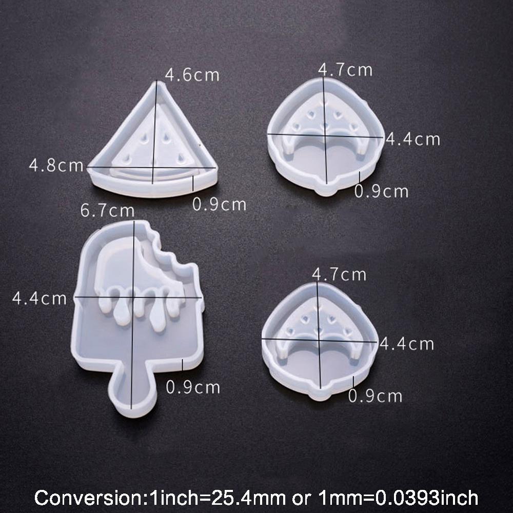 1 buc. Forme din silicon pentru agitator de căpșuni, matriță pentru bijuterii, matriță UV din rășină epoxidică, lanț cheie, pandantiv, artizanat, pentru realizarea de bijuterii, instrument de matriță