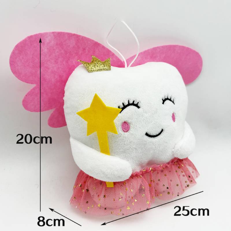 

Fairy Tooth The Cuddly Cartoon Children Birthday Holiday Gift Throw Doll Pillow розовый