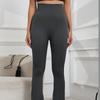 Micro-pull women's fitness hip lift, sweat absorption, quick-drying, breathable, high-waisted and slim wide-leg yoga pants