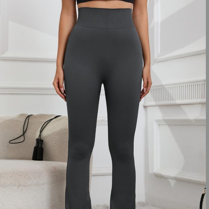Micro-pull women's fitness hip lift, sweat absorption, quick-drying, breathable, high-waisted and slim wide-leg yoga pants