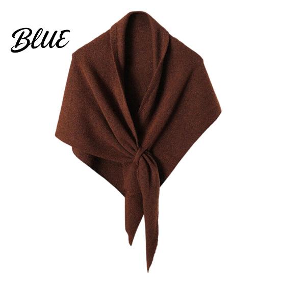Stylish Dress Accessory Wrap Three-in-one Women Soft Scarf for Warm Winter Triangle Shawl Versatile Fashion
