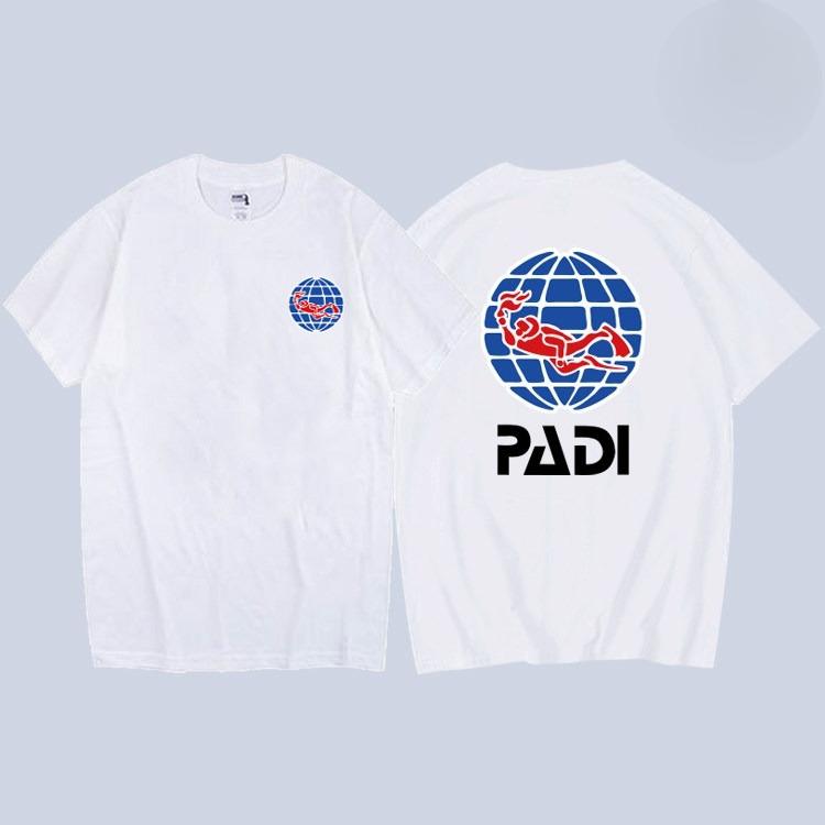 CMAS World Underwater Association PADI Diving Instructor Association Maglietta Unisex Abbigliamento e Donna Estate 2026 Nuova Maglietta