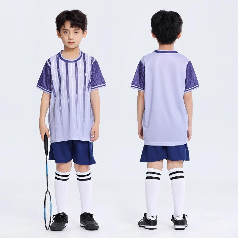 Kids Sports Set Breathable Quick-Dry T-Shirt Shorts Badminton Tennis Jump Rope School Training Unisex