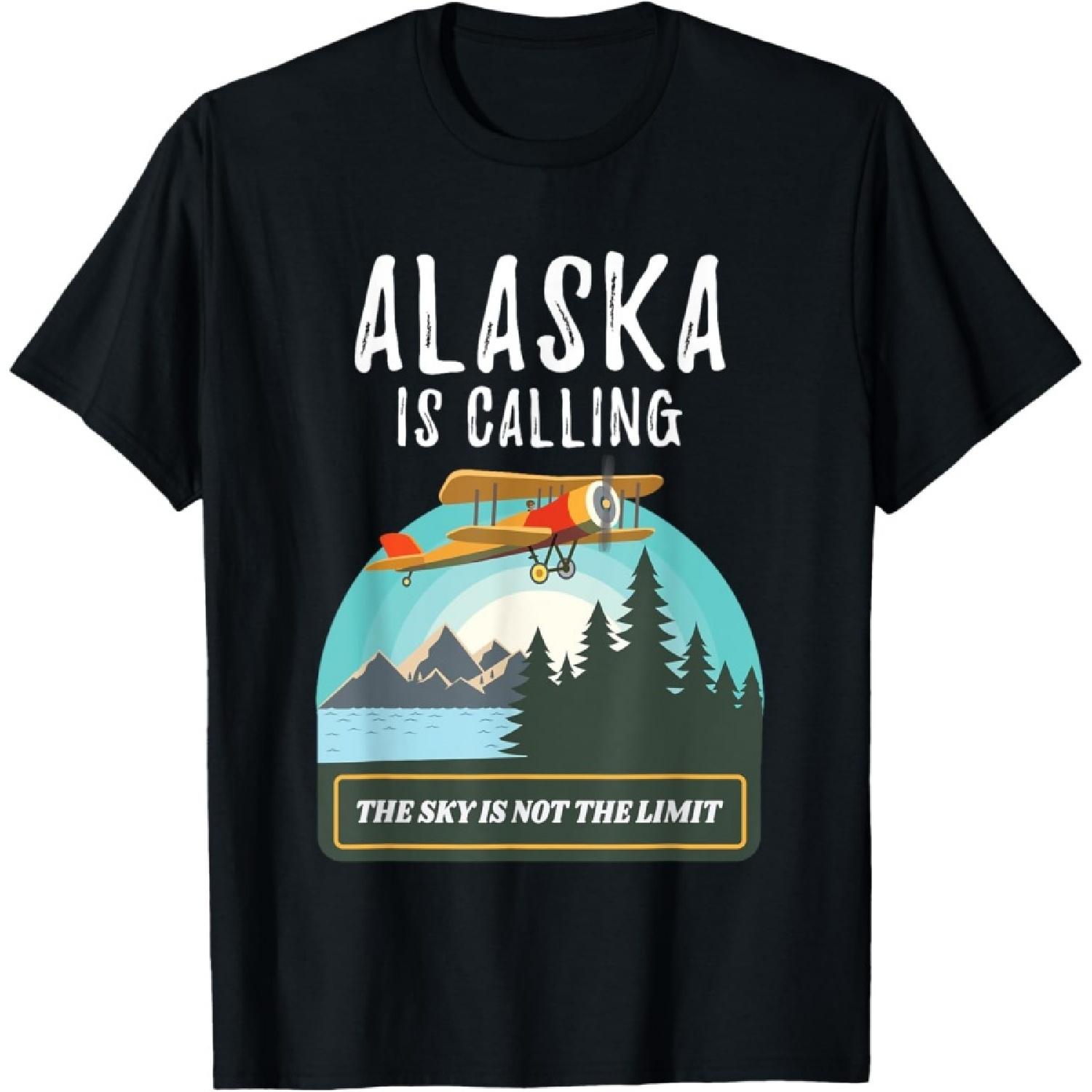

Alaska Mountain Retro Vintage plane Bush Flying Pilot T-Shirt XXXXXL різнокольоровий
