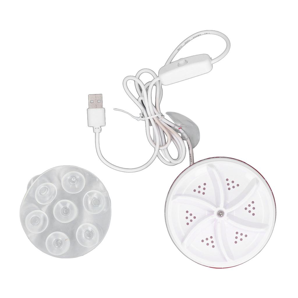 Portable Washing Machine for Sink USB Powered Mini Turbine Washing Machine Turbo Washer with Suction