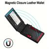 1Pcs Anti Theft Slim Thin Wallet Men'S Carbon Fiber Rfid Wallet Holder Luxury Cardholder Minimalist Wallet Purse Bag