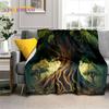 Tree of Life Nature Viking Yggdrasil Norse Soft Flannel Blankets,Throw Blanket Comfortable Blanket for Picnic Beds Home Bedroom