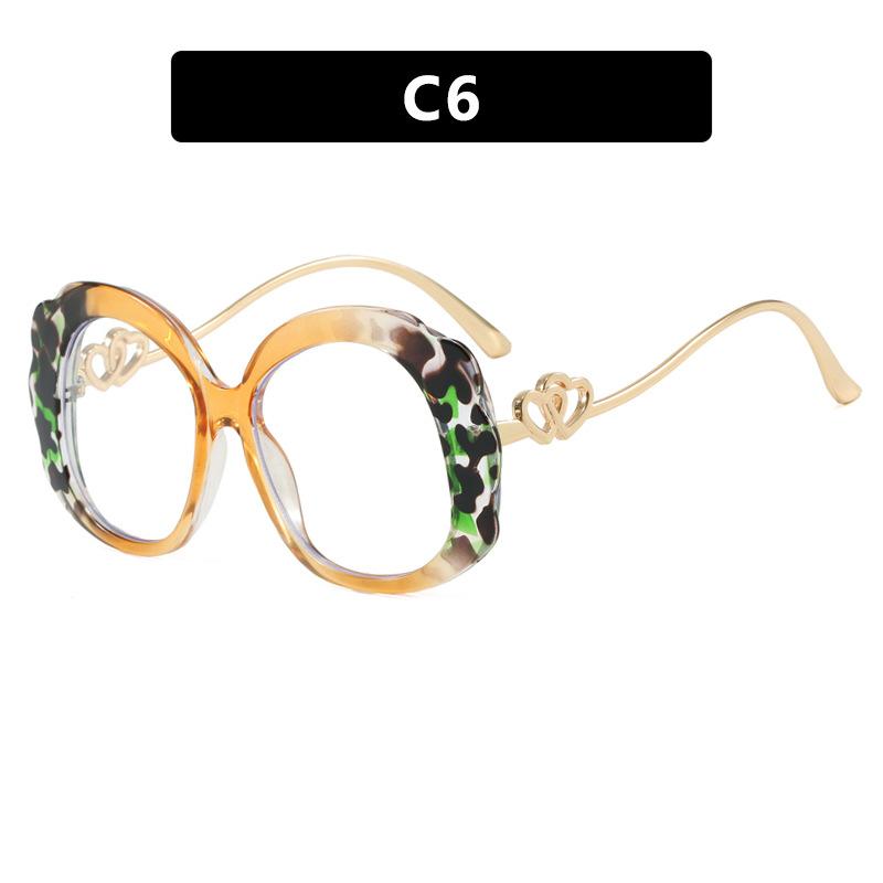 Butterfly Colorful Flat Mirror Anti-blue Light Love Ins Fashion Trend Glasses Frame Internet Celebrity Personalized Glasses Frame