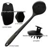 Upgraded Silicone Exfoliating Bath & Scalp Scrubber