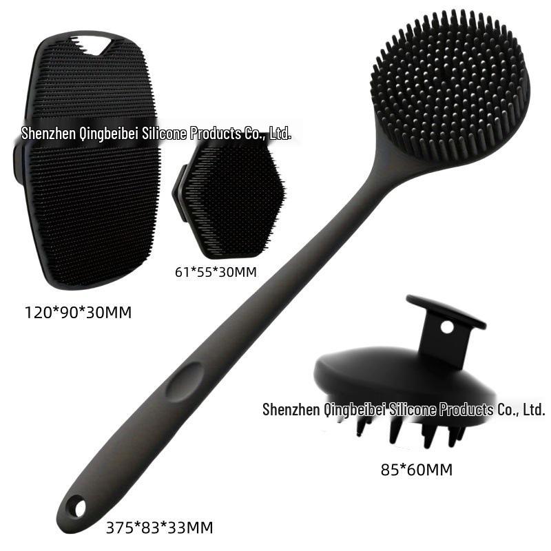 Upgraded Silicone Exfoliating Bath & Scalp Scrubber