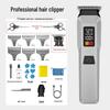 Waterproof Professional Hair Clipper: Quick Charge, Oil Head, Bald Head, Home Hairdressing Trimmer.