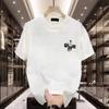 2025 Summer New T-shirt 100 Cotton Loose Y2k Casual Men S Wear Breathable All-fashion T-shirt Summer High-quality Round Neck