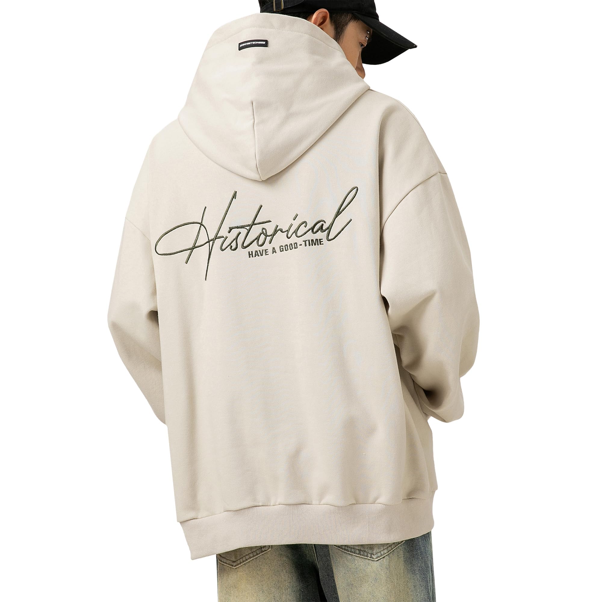 

Easykode Лонгслив Короткий Осенний Стильный Вышитый Популярный Повседневный Крутой Уличный Размер L Мужская Толстовка, Рукав, Пуловер, Толстовка, Худи, Унисекс,