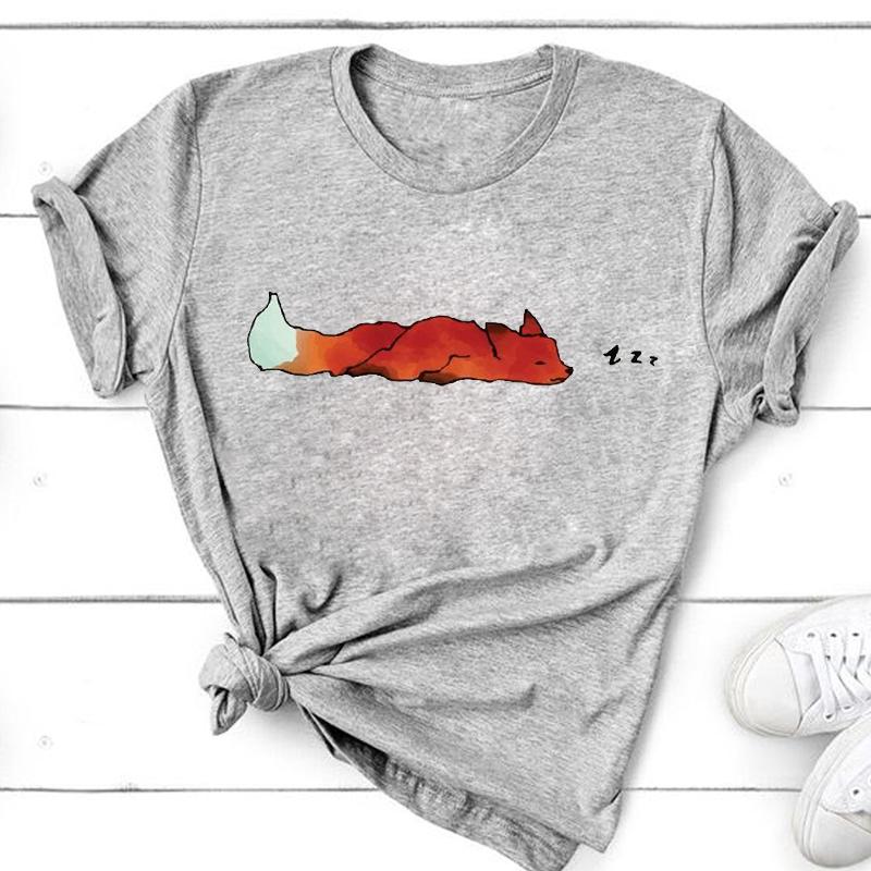 Grafisch T-shirt Korte mouw Zomer Top Wild dier Zoet Trend Schattig Jaren 90 Print Dames Vrouwelijke T-kleding Casual damesmode T-shirt