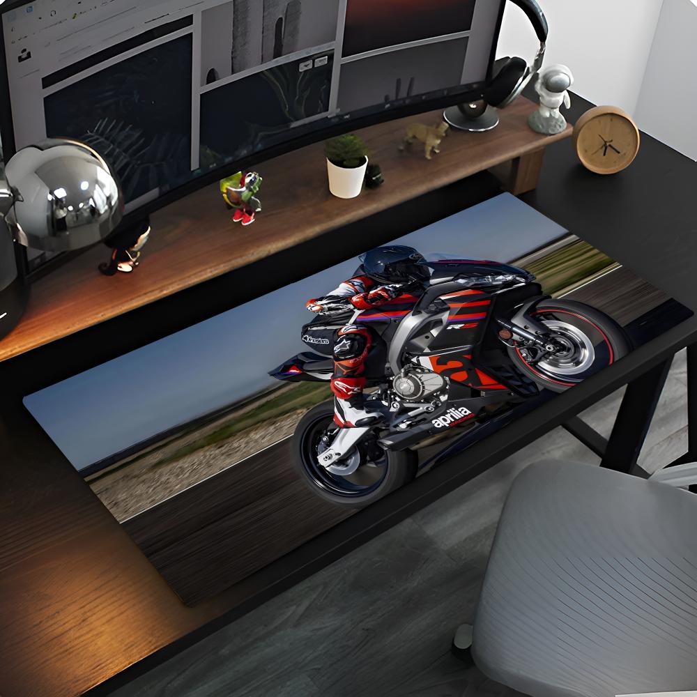 M-Motorcycle Logo A-Aprilia Mouse Pad Anime game mause pads cs lol XXL Home HD Computer Desk Mats Carpet Gamer Office Laptop Sof