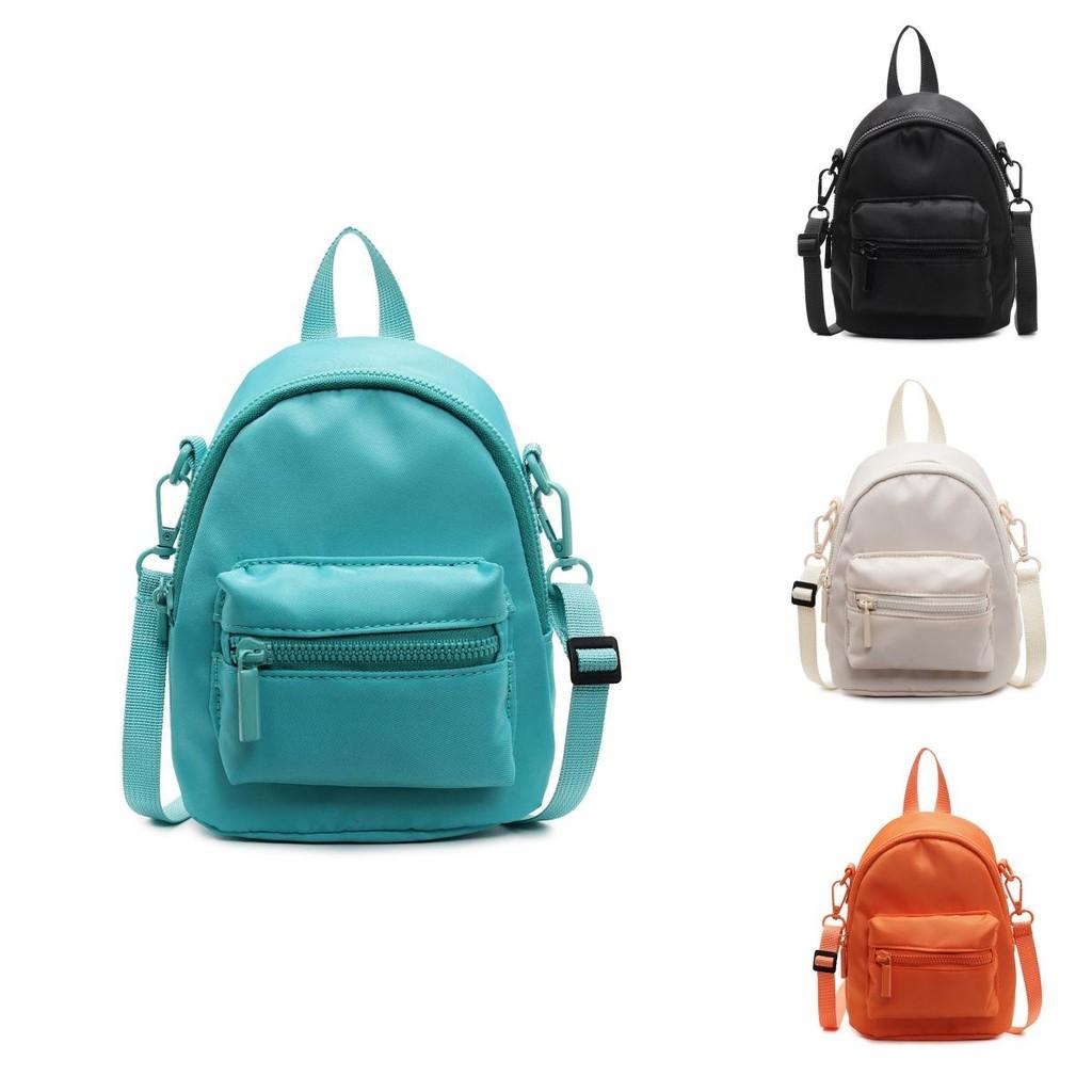 Color Single Solid Shoulder Crossbody Bag Women Backpack Handbag Casual Gift