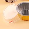 20 stycken Dessertkoppar Utan Lock Guld Aluminiumfolie Bakformar Hållare Cupcake Bakning Användningsområde Ramekin Klara Pudingkoppar
