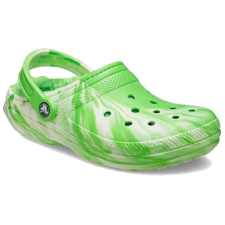 Crocs Fashion Simple Clogs Unisex Footwear Green White 211051-3WA