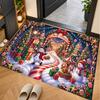 Weihnachtsthema Boden Teppich, Weicher Teppich, Weihnachten Indoor Zuhause Feiertagsdekoration