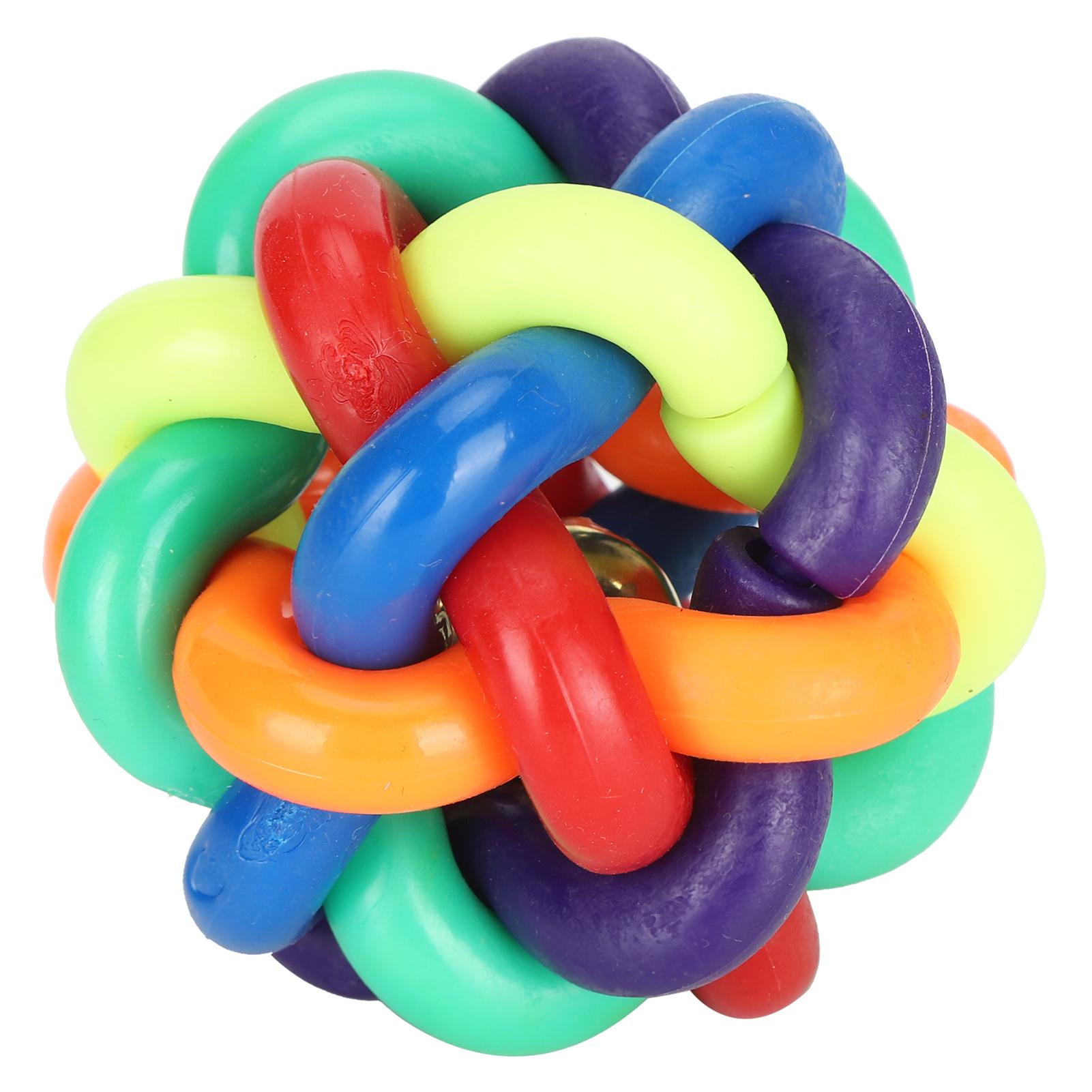 

Middle Size Colorful Ball Disassembled Toy Ball for Children and Pets Soft Squeeze Toy Ball
