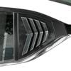 For Nissan Sentra / Sylphy    Car Rear Louver Window Side Shutter Cover Trim Sticker Vent Scoop ABS Carbon Fiber