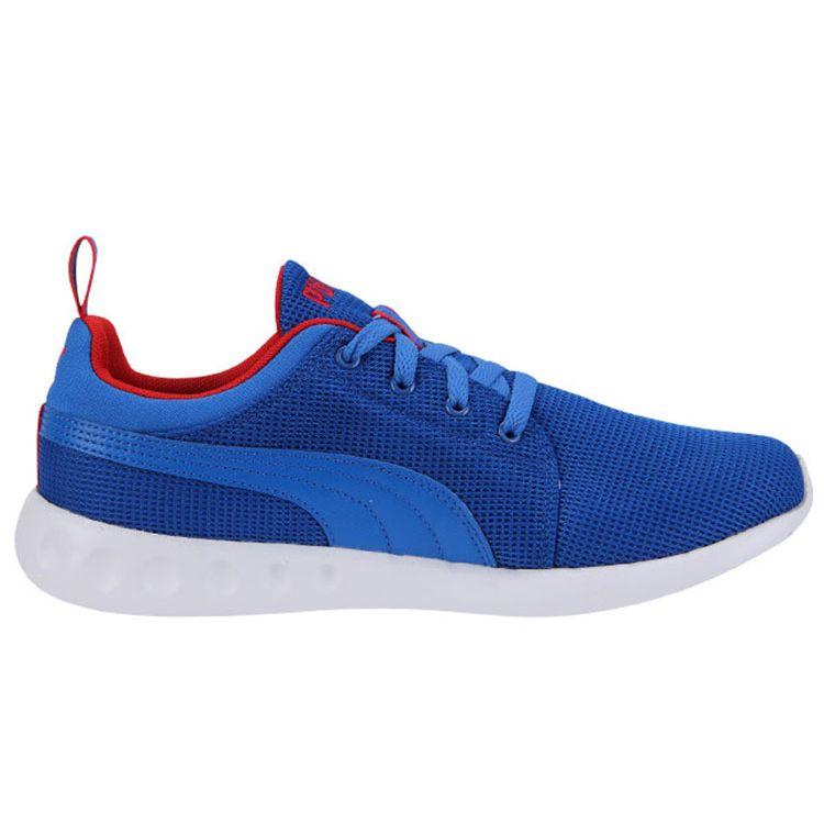 Puma Carson Series Runner Shock Absorbing Durable Lightweight Low Top Casual Shoes Men sneaker Blue Red 357482-05