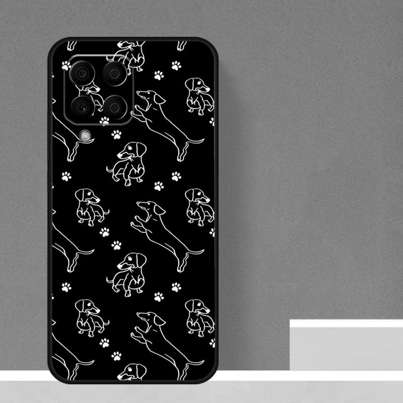 Dogs Dachshund Cute Case For Samsung Galaxy M23 M20 M32 M52 M56 M16 M36 M54 M34 M14 M35 M55 M15 M11 M31 M13 M53