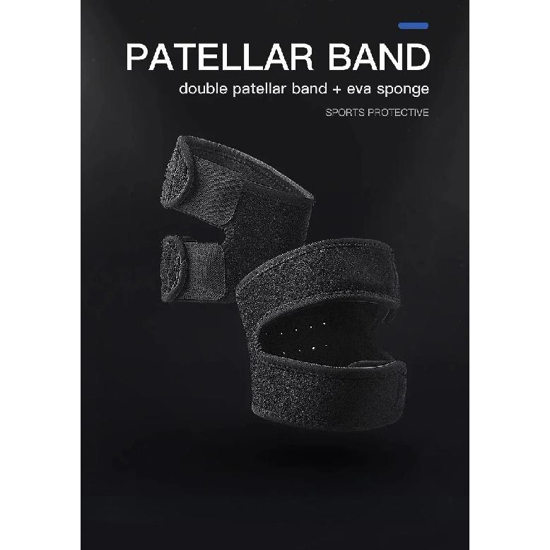 1PC Pressurized Knee Wrap Sleeve Support Bandage Pad Elastic Braces Knee Hole Kneepad Safety Basketball Tennis Cycling Knee Pads